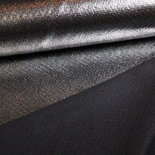 Metallic Foil Party Fabric Silver
