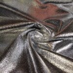 Metallic Foil Party Fabric Silver