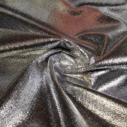 Metallic Foil Party Fabric Silver