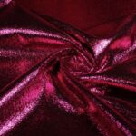 Metallic Foil Party Fabric Fuchsia