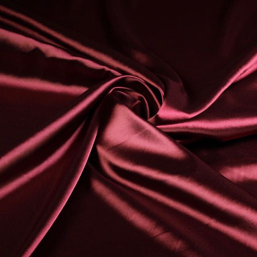 Silky Satin Stretch Bordeaux