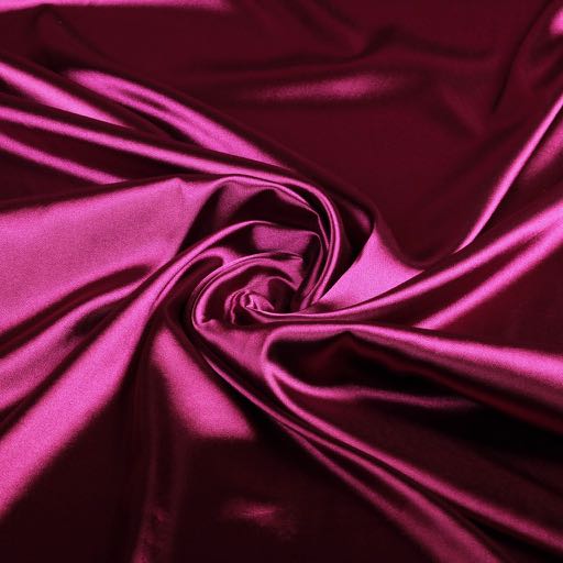 Silky Satin Stretch Fuchsia