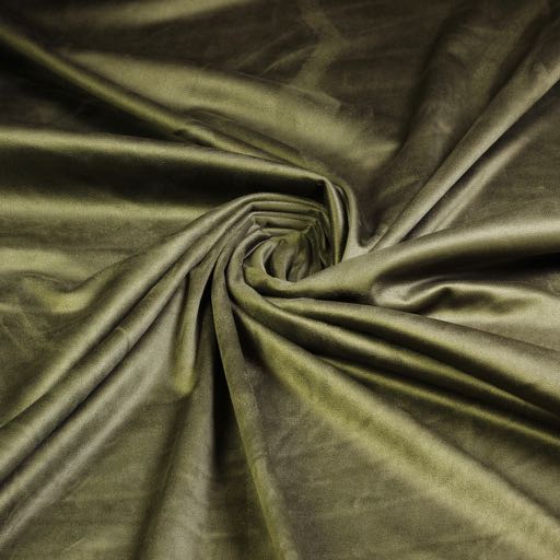 Stretch Suede Fabric Army / Olive