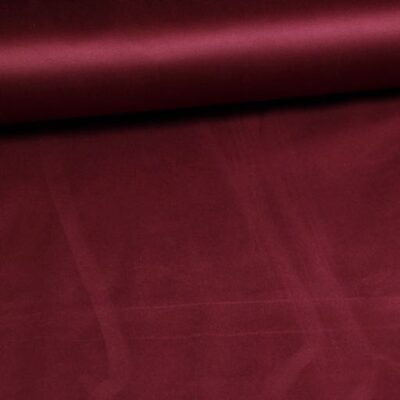 Stretch Suede Fabric Bordeaux
