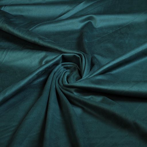 Stretch Suede Fabric Petrol