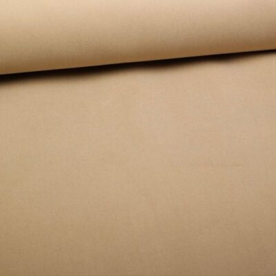 Velvet / Plush Upholstery Fabric Ecru