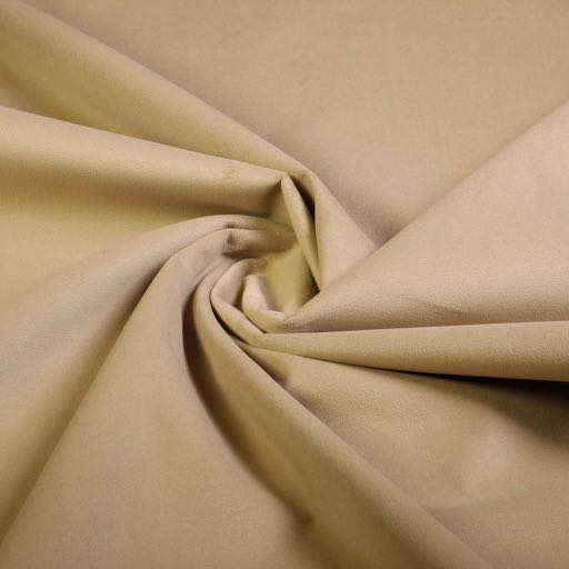 Velvet / Plush Upholstery Fabric Ecru