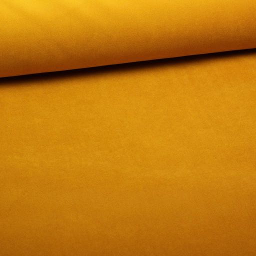 Velvet / Upholstery Fabric Ochre Yellow
