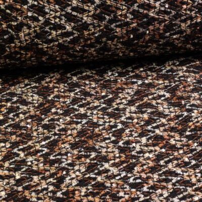 Bouclé/Tweed lurex fabric zigzag 1