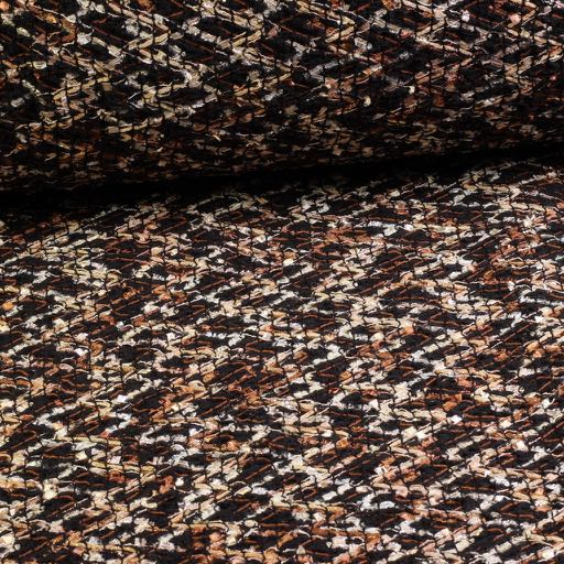 Bouclé/Tweed lurex fabric zigzag 1