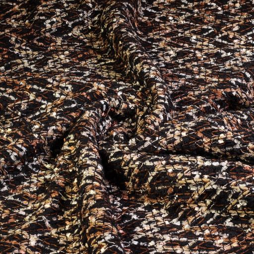Bouclé/Tweed lurex fabric zigzag 1