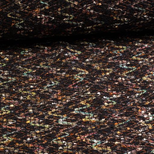 Bouclé/Tweed lurex fabric zigzag 2