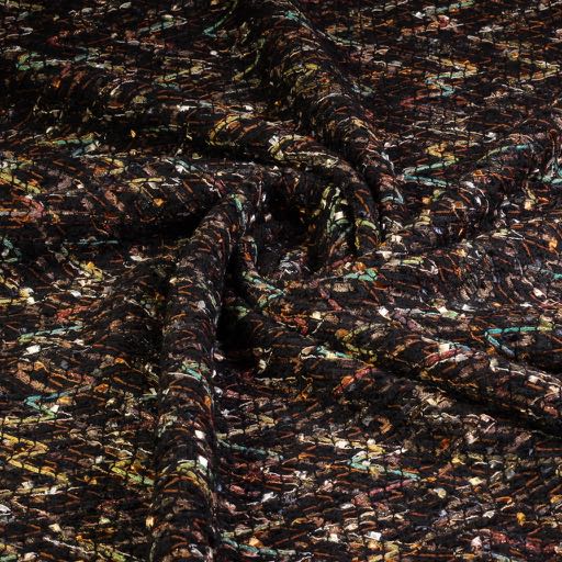 Bouclé/Tweed lurex fabric zigzag 2