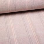 Pink Checked Coating Fabric