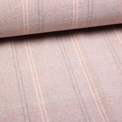 Coating Fabric Check Pink